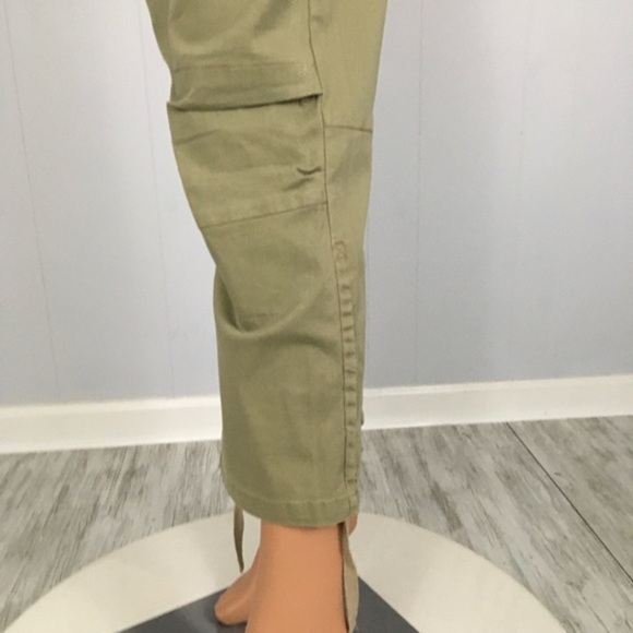 Zinc Utility Pants Khaki Green 7 Women’s Pockets - Picture 9 of 16